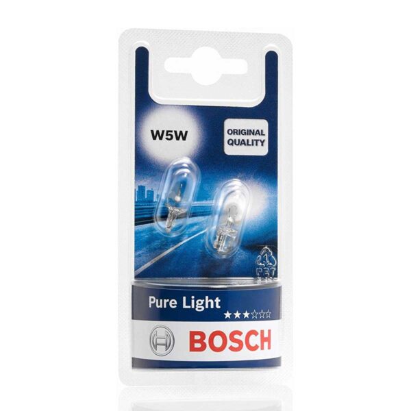 Bosch Pure Light W5W pera með W2.1×9.5d stungusökkli