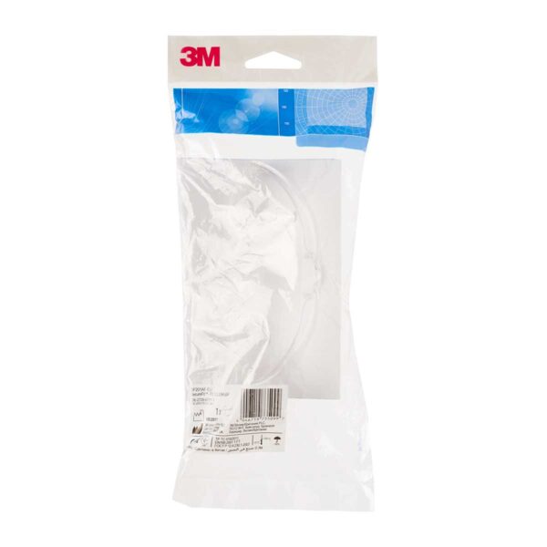 3M SecureFit SF201AS öryggisgleraugu með glæru gleri — í umbúðum