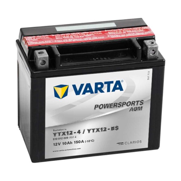 Varta Powersports AGM rafgeymir YTX12-BS (YTX12-4)
