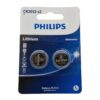 Philips CR2032 rafhlaða 3V, 2 stykki