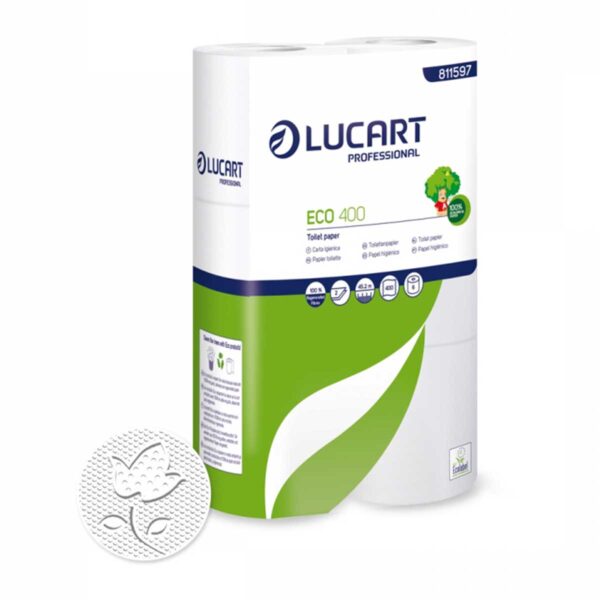WC Pappír Lucart ECO 400 - 6 stk