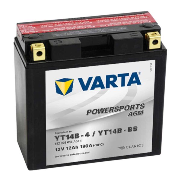 Varta POWERSPORTS AGM rafgeymir 512 903 013