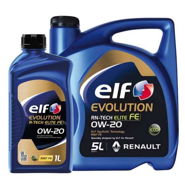 ELF Evolution R-tech Elite FE 1 & 5 lítrar