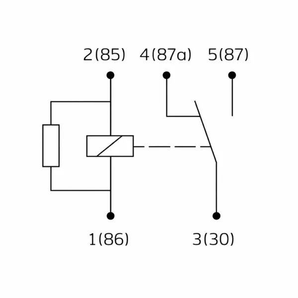 Alternative view of Relay 24V 20A