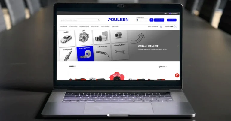 Ný vefsíða Poulsen er komin í loftið!