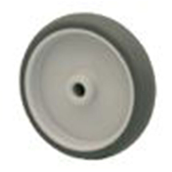 Stakt hjól 100mm 55 kg grátt