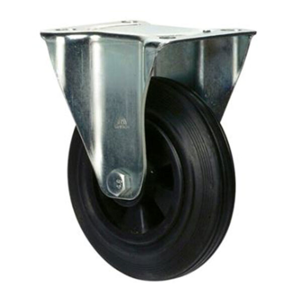 Fast hjól 200mm 205 kg svart