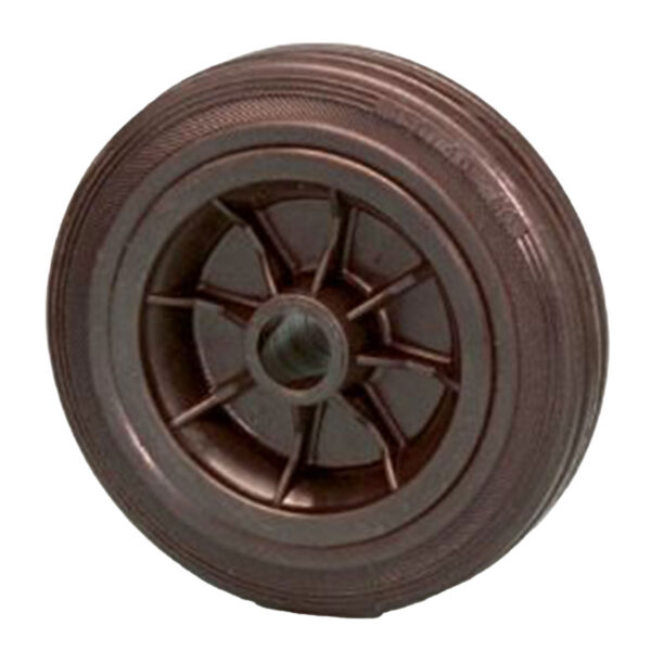 Stakt hjól 100mm 70 kg svart