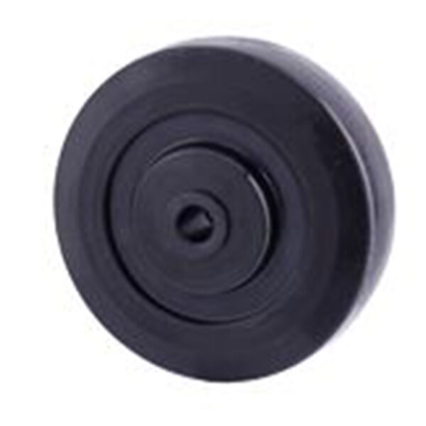Stakt hjól 100mm svart bakara 275°C
