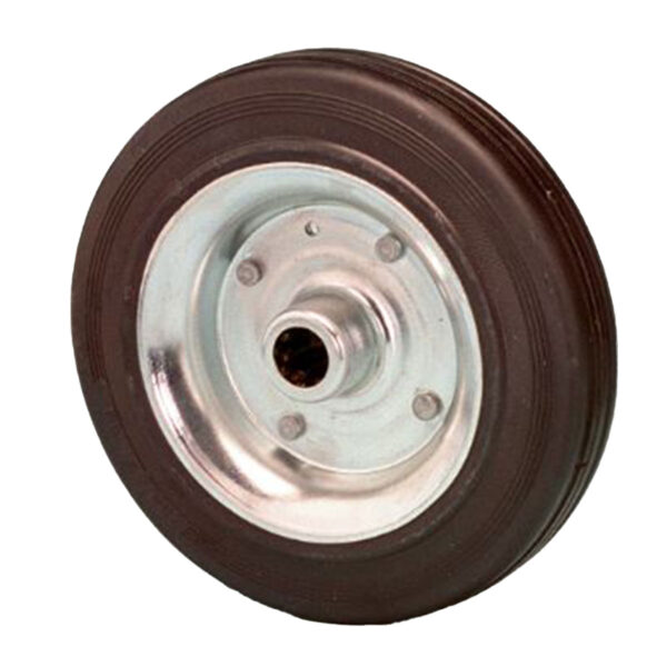 Stakt hjól 200mm 205 kg svart ál