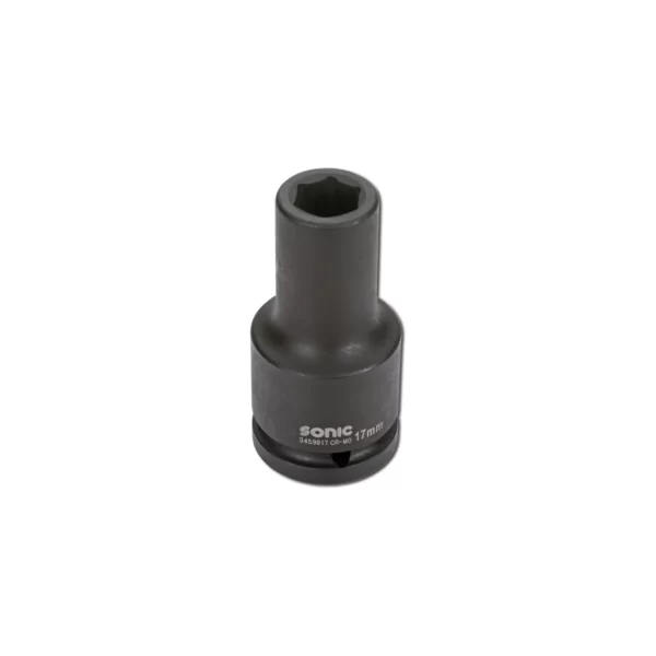 Toppur hertur djúpur 3/4" 6 pt. 24mm