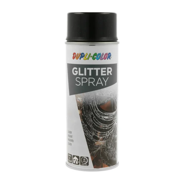 Glitter lakksprey silfurlitað 400ml
