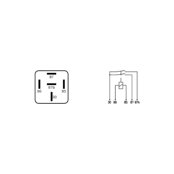 Relay 24V 10A 5 pinna - Image 3