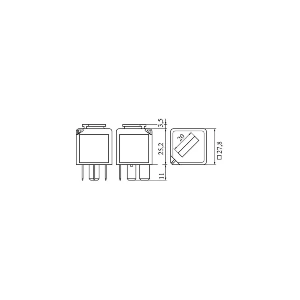 Relay 12V 30A - Image 2