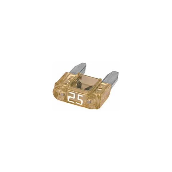 Öryggi spaða MINI 25A glært 11,5mm