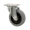 Ramström IP1 32 snúningshjól, 125 mm. Grátt teygjanlegt gúmmí.