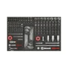 Sonic topplyklasett 1/4" og 3/8" 157 stk