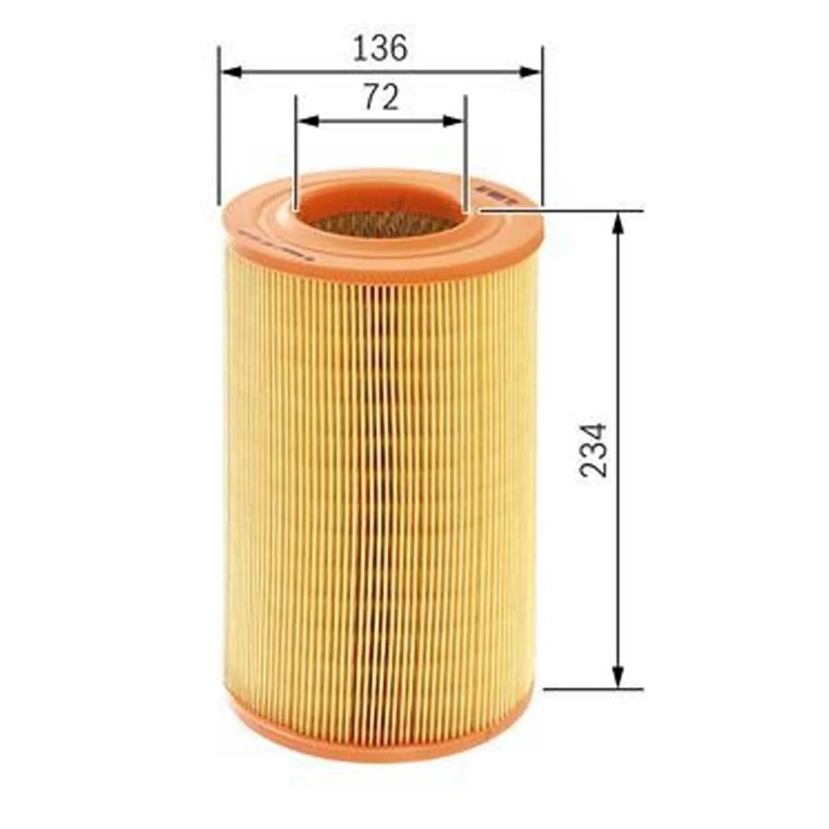 Loftsía - Bosch Air Filter S 3154, viðbótarmynd 2