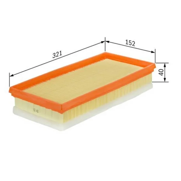 Loftsía - Bosch Air Filter S 3596, viðbótarmynd 2