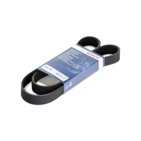 Bosch Viftureim 7PK1148 í umbúðum á hvítum bakgrunni
