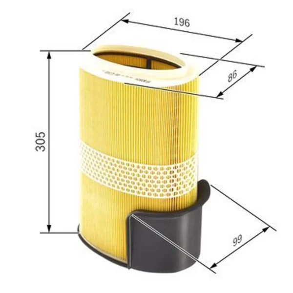 Loftsía - Bosch Air Filter S 0131, viðbótarmynd 2