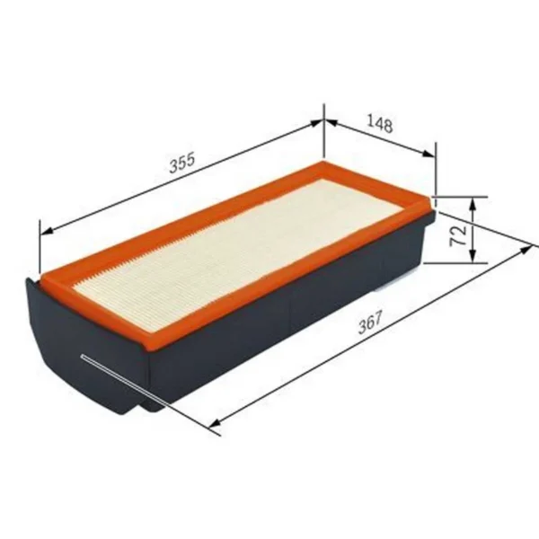 Loftsía - Bosch Air Filter S 0409, viðbótarmynd 2