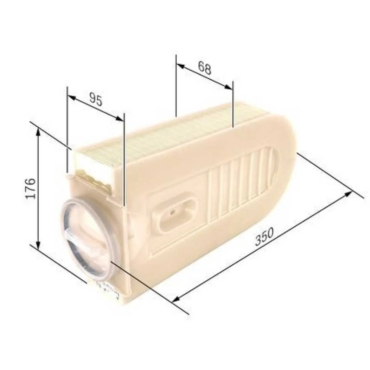 Loftsía - Bosch Air Filter S 0432, viðbótarmynd 2
