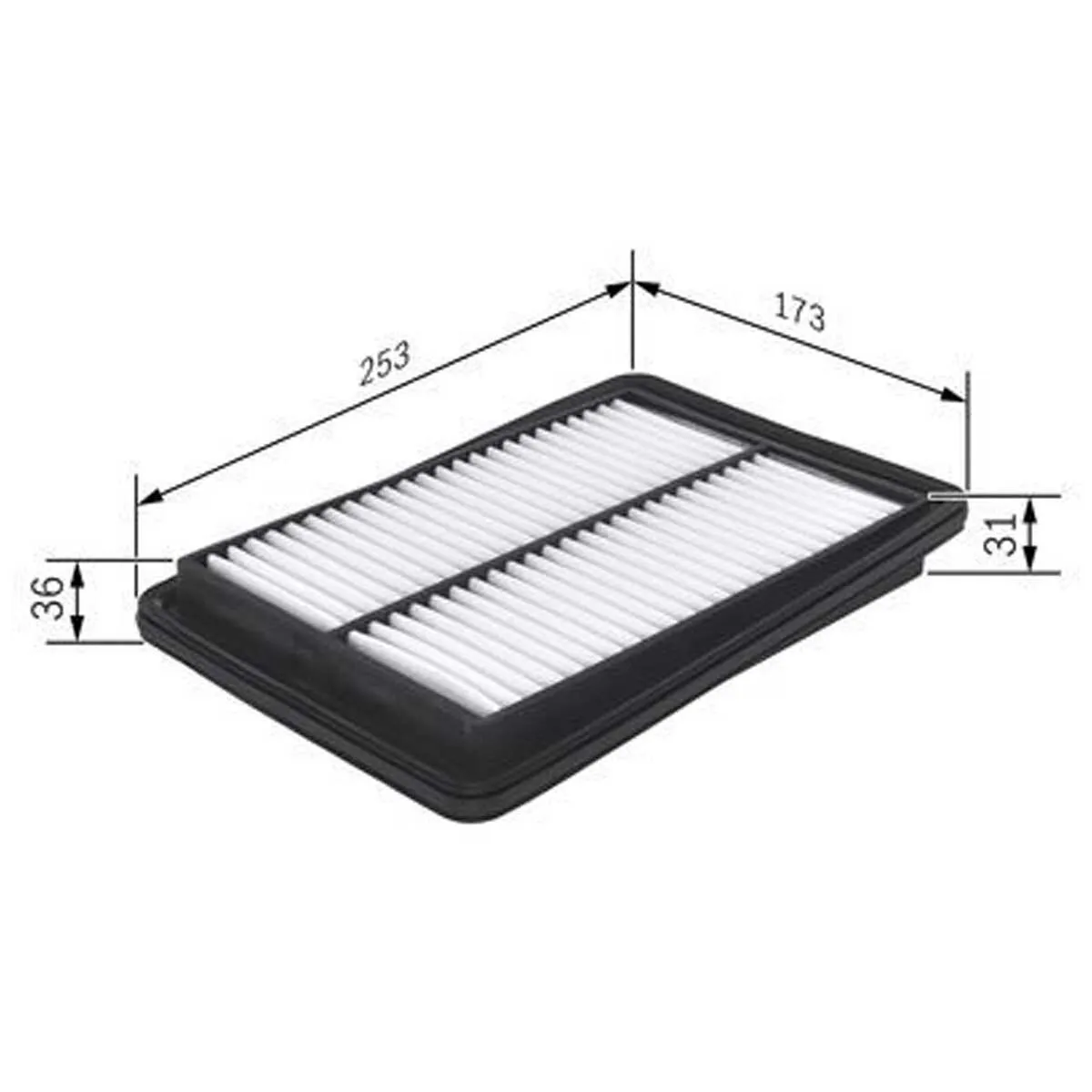 Loftsía - Bosch Air Filter S 0465, viðbótarmynd 2