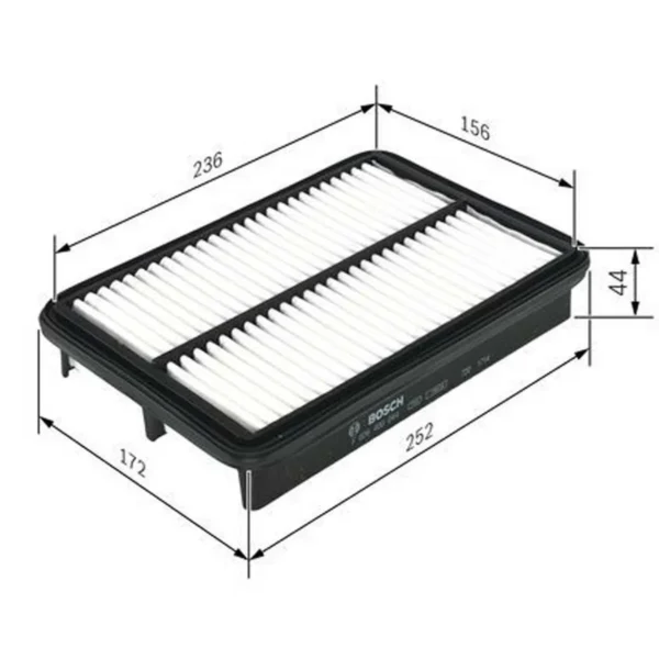 Loftsía - Bosch Air Filter S 0044, viðbótarmynd 2
