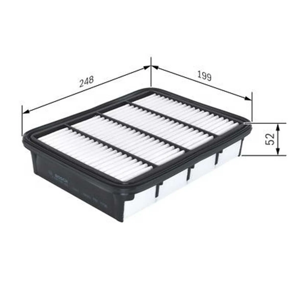 Loftsía - Bosch Air Filter S 0165, viðbótarmynd 2