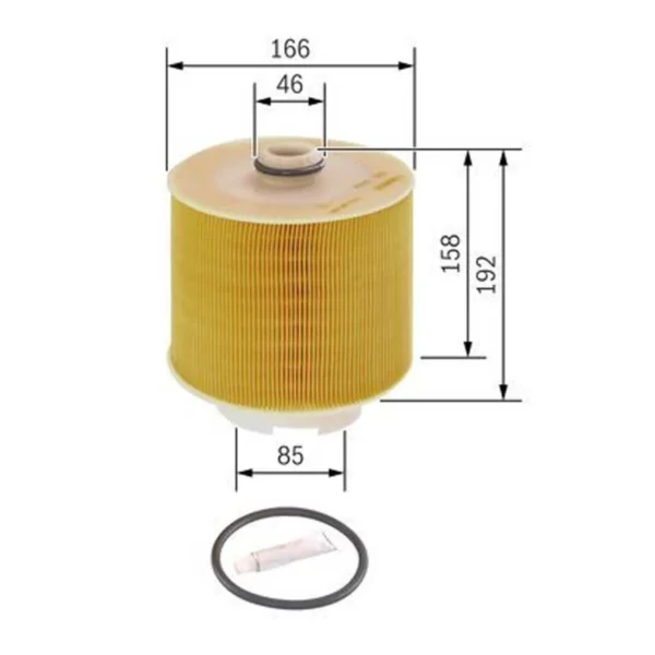 Loftsía - Bosch Air Filter S 0198, viðbótarmynd 2