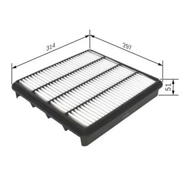 Loftsía - Bosch Air Filter S 0296, viðbótarmynd 2
