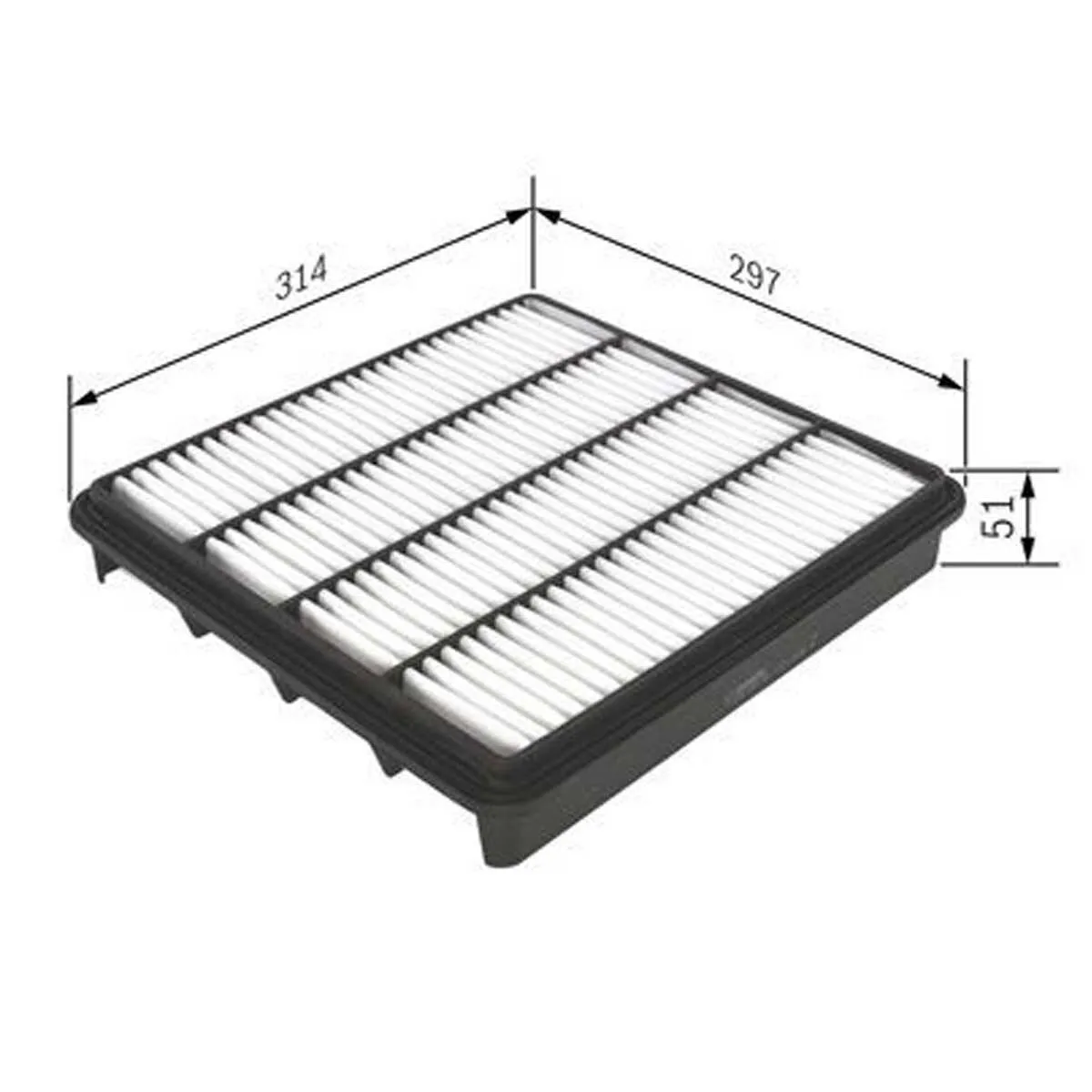 Loftsía - Bosch Air Filter S 0296, viðbótarmynd 2