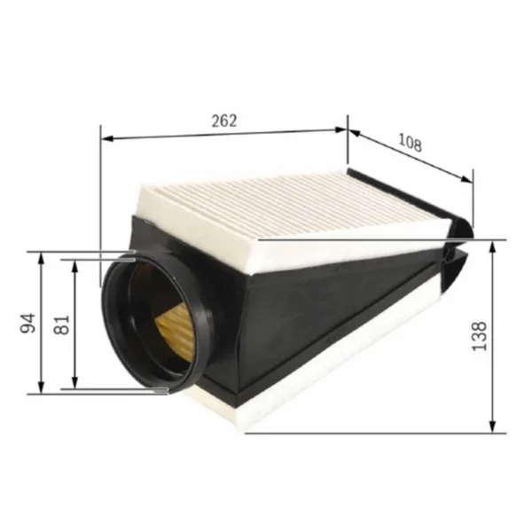 Loftsía - Bosch Air Filter S 0497, viðbótarmynd 2