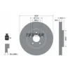 TEXTAR Bremsudiskur framan 320mm, 92306503