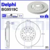 DELPHI Bremsudiskur framan 375mm Audi/VW, BG9519C