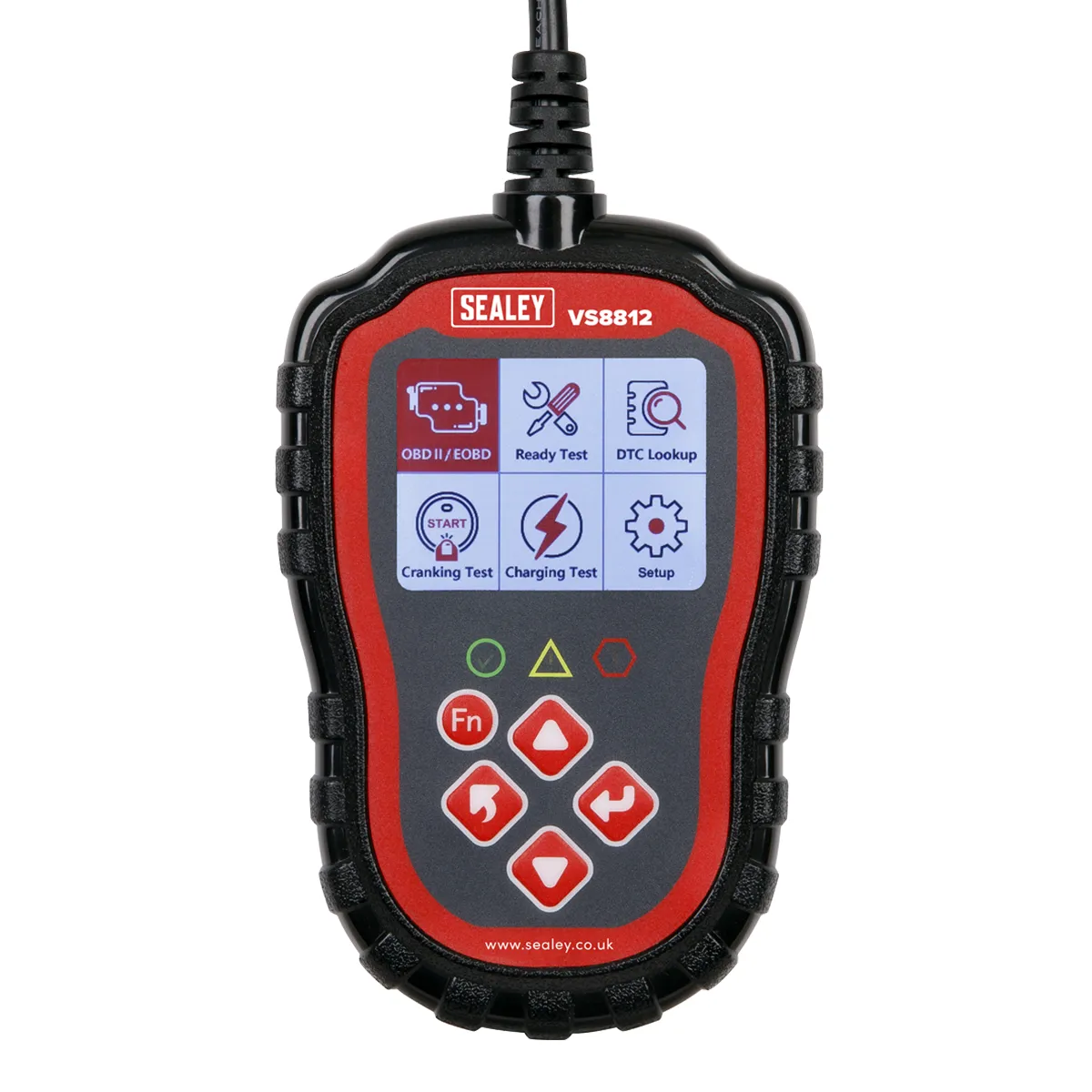 Sealey VS8812 EOBD/OBDII bilanagreiningartæki fyrir samhæfða bíla.