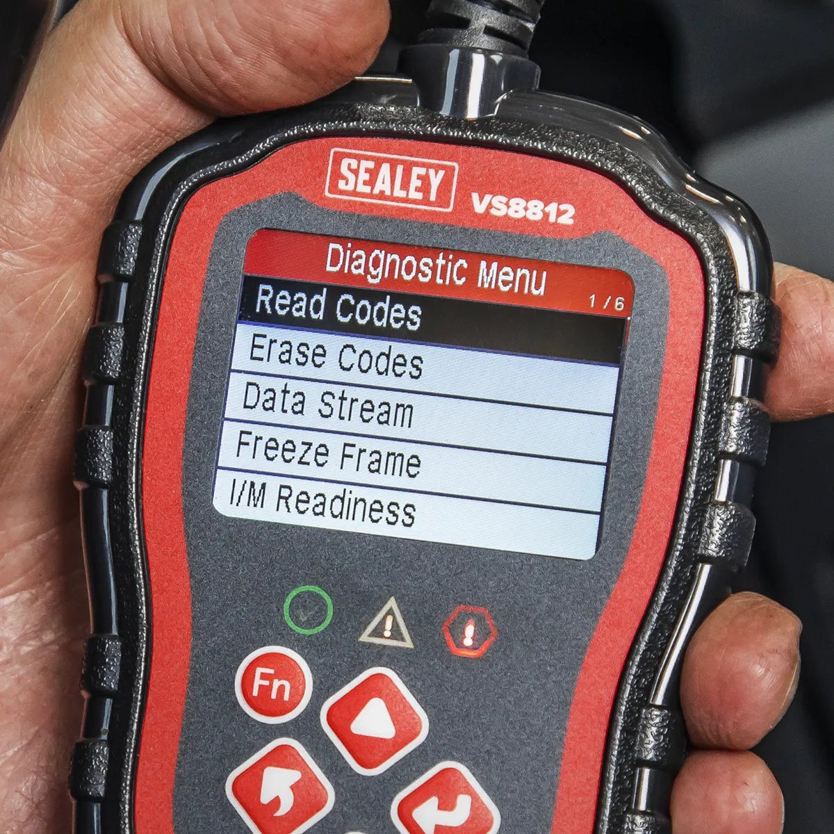 Sealey VS8812 EOBD/OBDII bilanagreiningartæki fyrir samhæfða bíla.