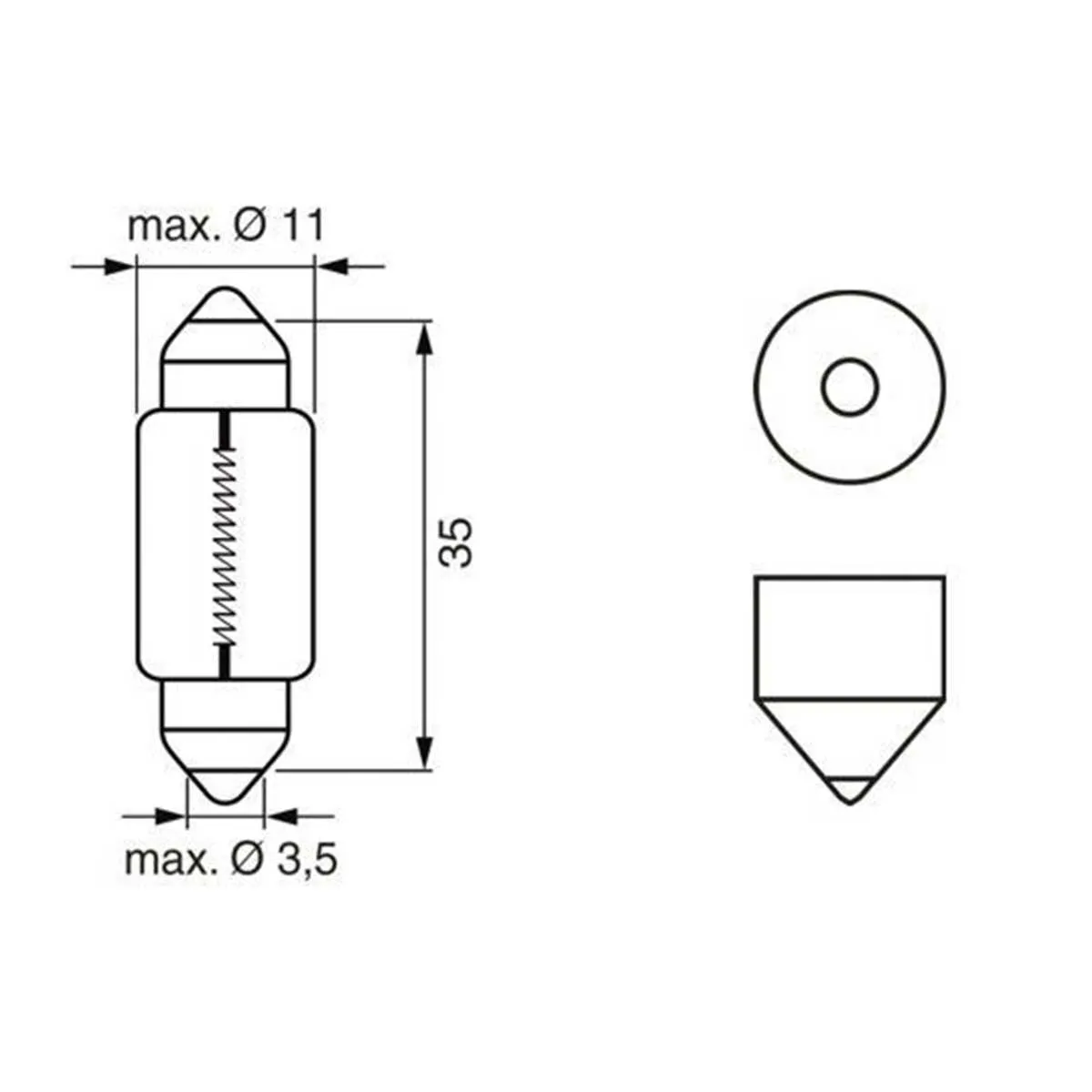 Pera 5W 12V pylsupera Pure light - Image 2