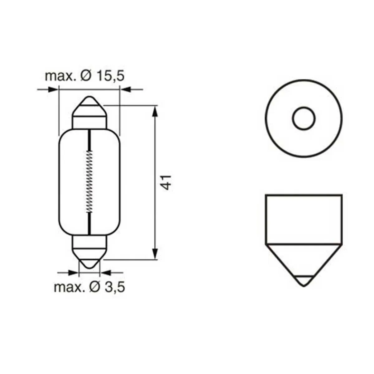 Pera 15W 12V pylsupera Pure Light - Image 2