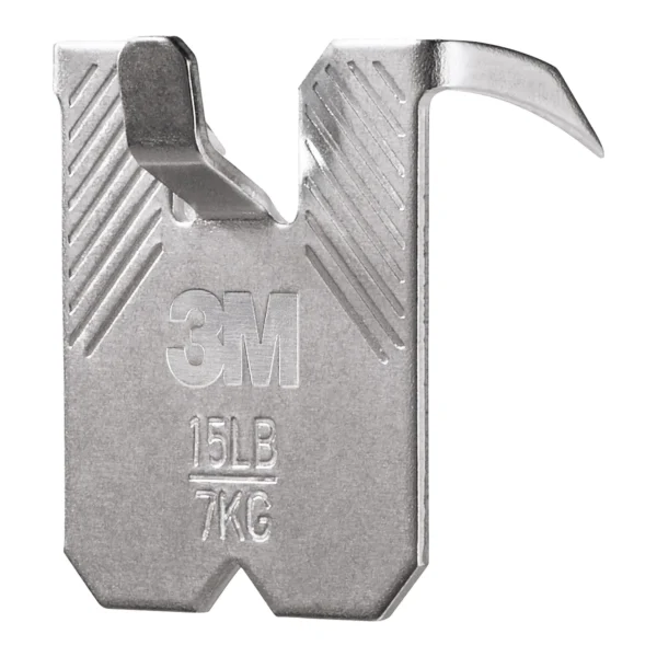 Nærmynd af 3M CLAW myndahengi með 7 kg merkingu.