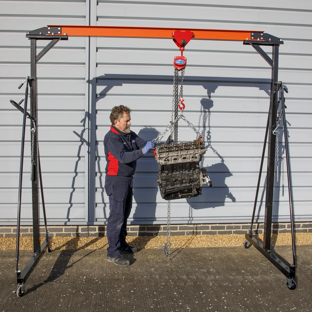 Vélagálgi 500kg með hlaupaketti og talíu - Image 2