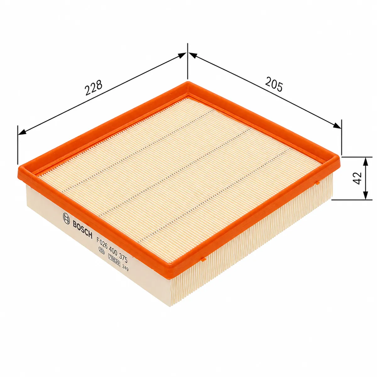 Loftsía - Bosch Air Filter S 0375, viðbótarmynd 2