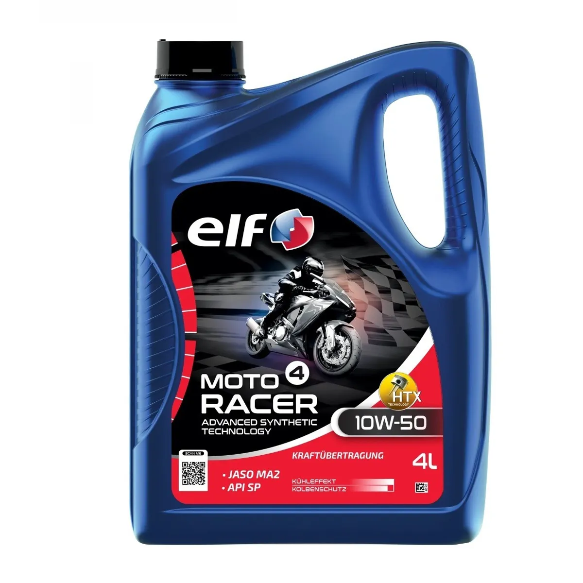 ELF Moto 4 Racer 10W-50 synþetísk 4L smurolía
