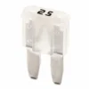 Flösser Öryggi spaða MINI 25A hvítt 9,1mm