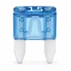 Flösser Öryggi spaða MINI 15A ljósblátt 11,5mm