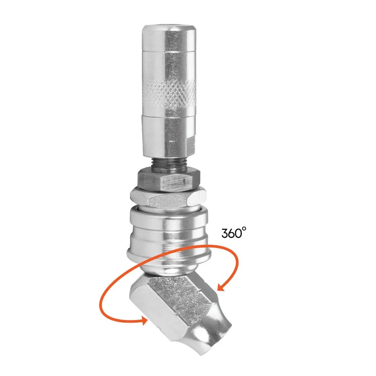 Smurstútur Groz Quick Lock 1/8" 360°