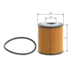 Málateikning af Bosch P 7395 olíusíuinnleggi