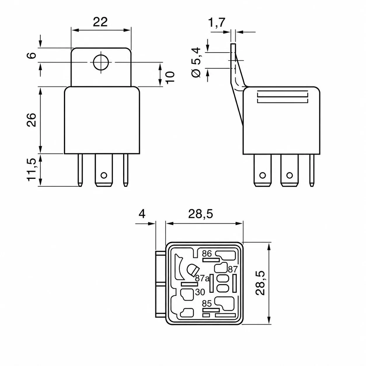 Relay 24V 20A 5 pinna - Image 5