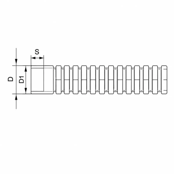Hlífðarbarki sveigjanlegur Ø:8,4mm - 1m - Image 2